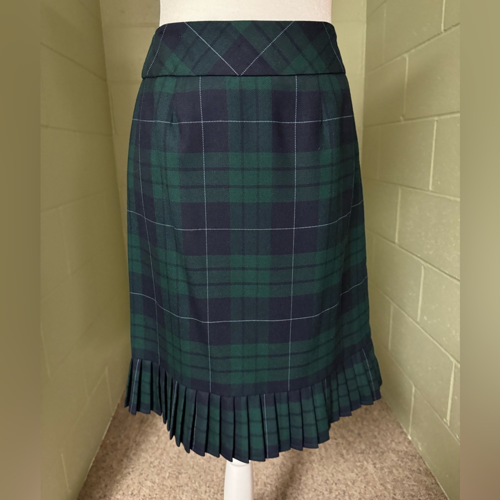 Pendleton pencil skirt with pleats